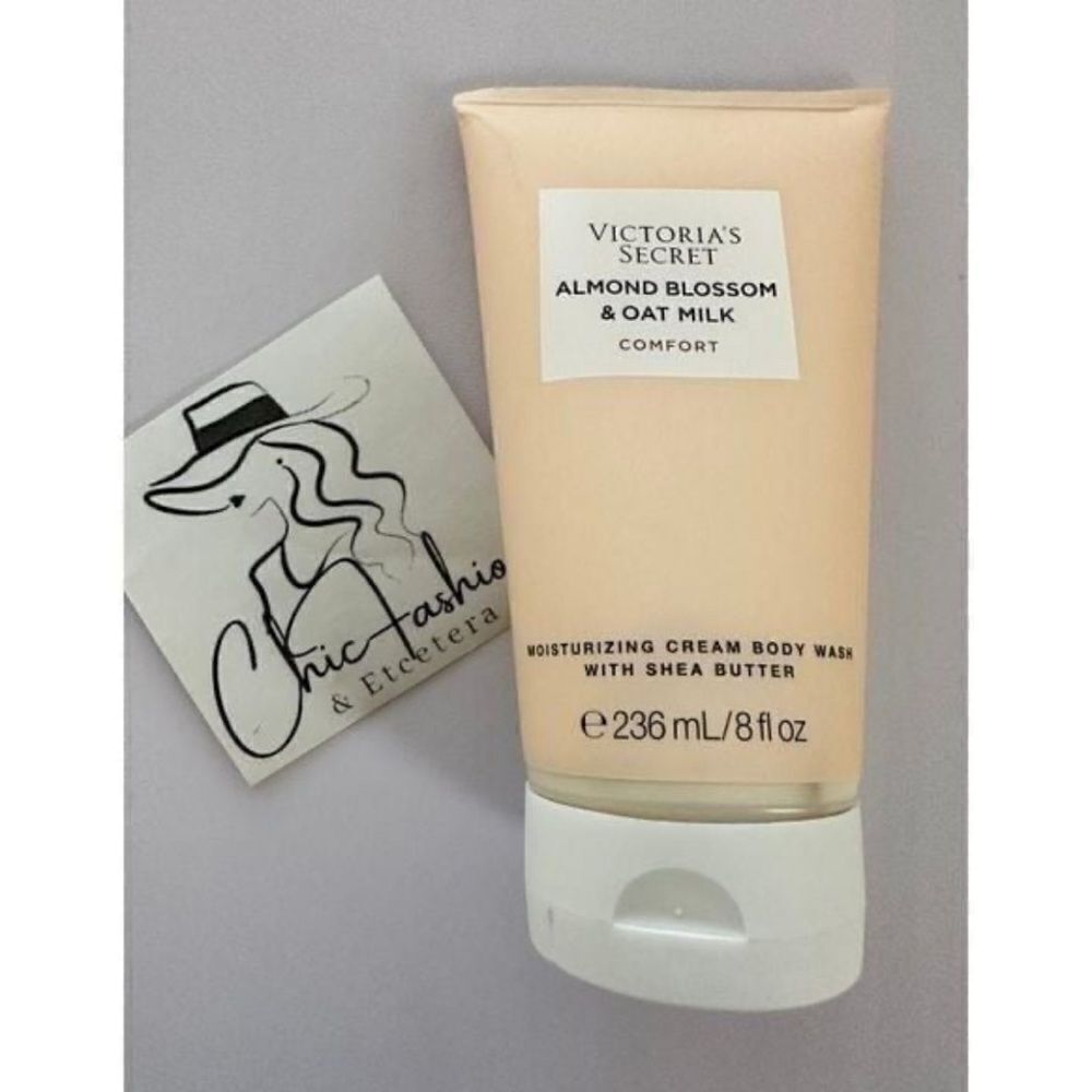 VICTORIA'S SECRET ALMOND BLOSSOM
& OAT MILK COMFORT MOISTURIZING CREAM BODY WASH